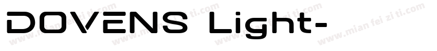 DOVENS Light字体转换